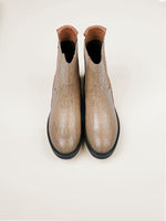 Farro Flat Chelsea Boot - Stone Beige