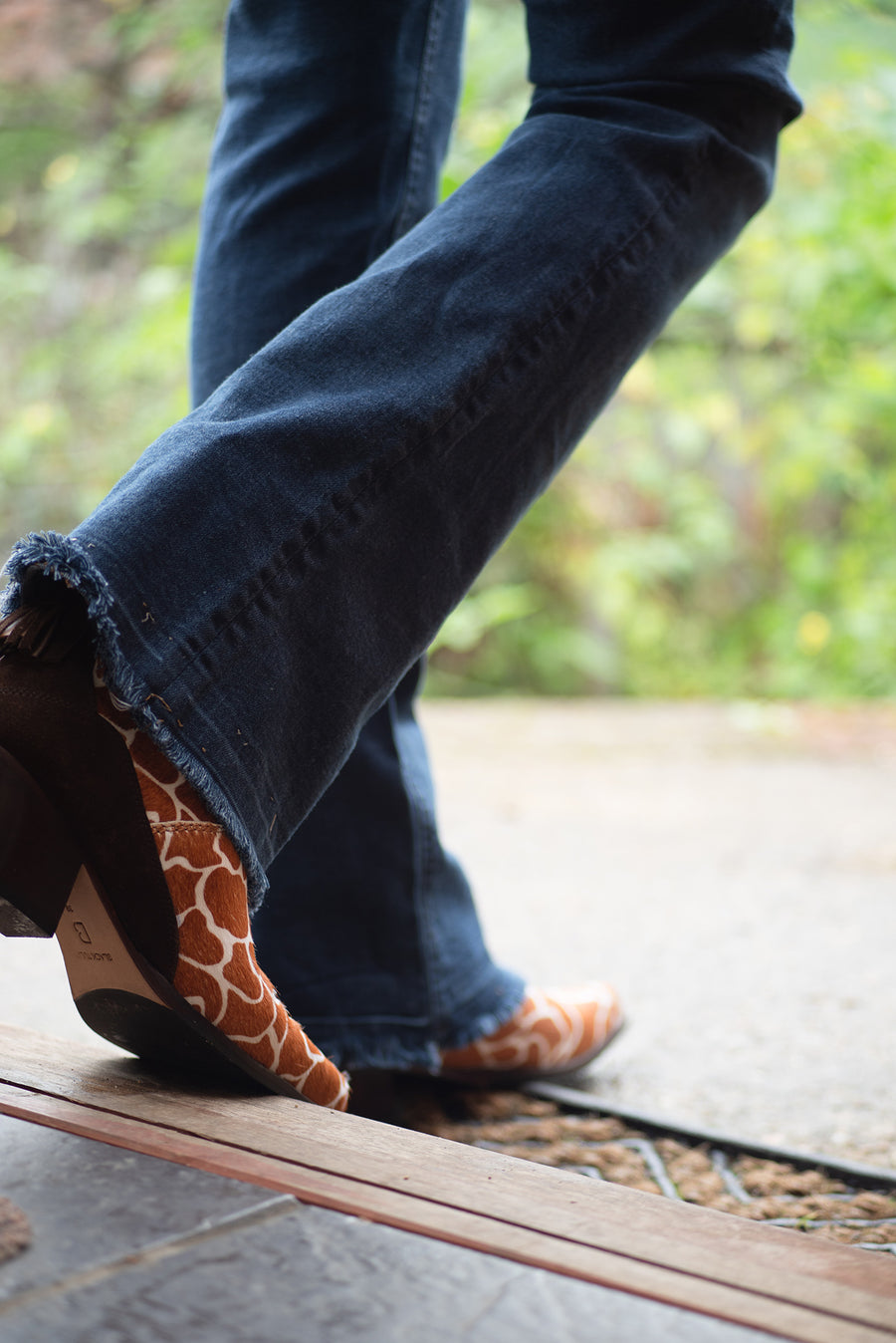 Etesian Western Boot - Giraffe
