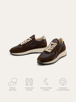 Arbi Sleek Sneaker - Chocolate