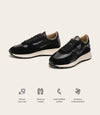 Arbi Sleek Sneaker - Black Leather