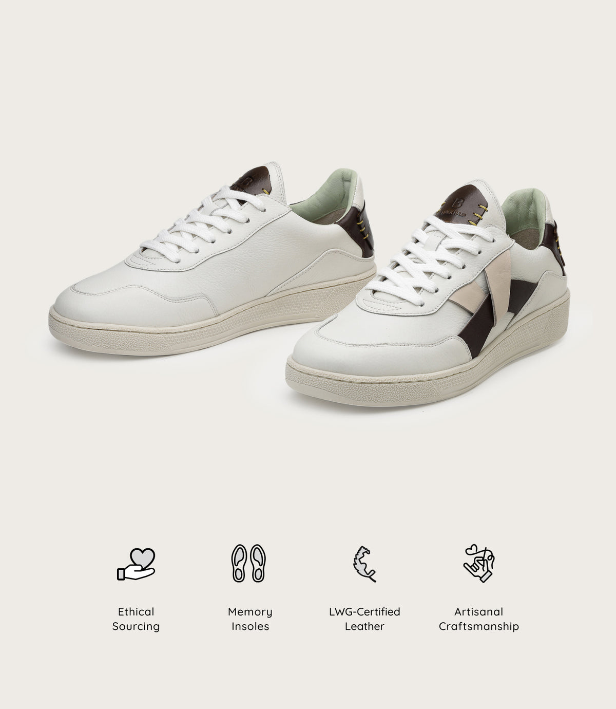 Cassava Classic Tennis Trainer - White Chocolate