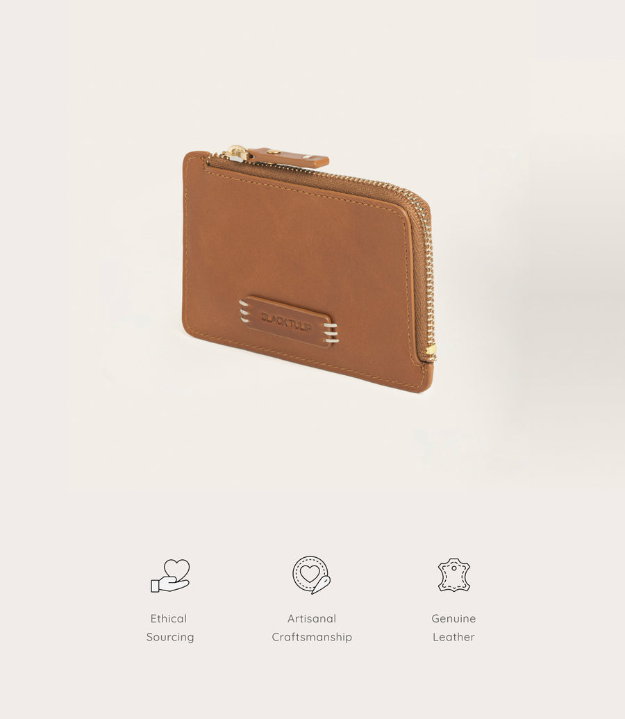 Cedar Card Holder - Tan