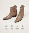 Etesian Western Boot - Stone Beige