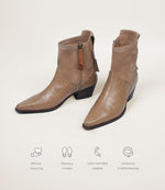 Etesian Western Boot - Stone Beige