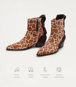 Etesian Western Boot - Giraffe
