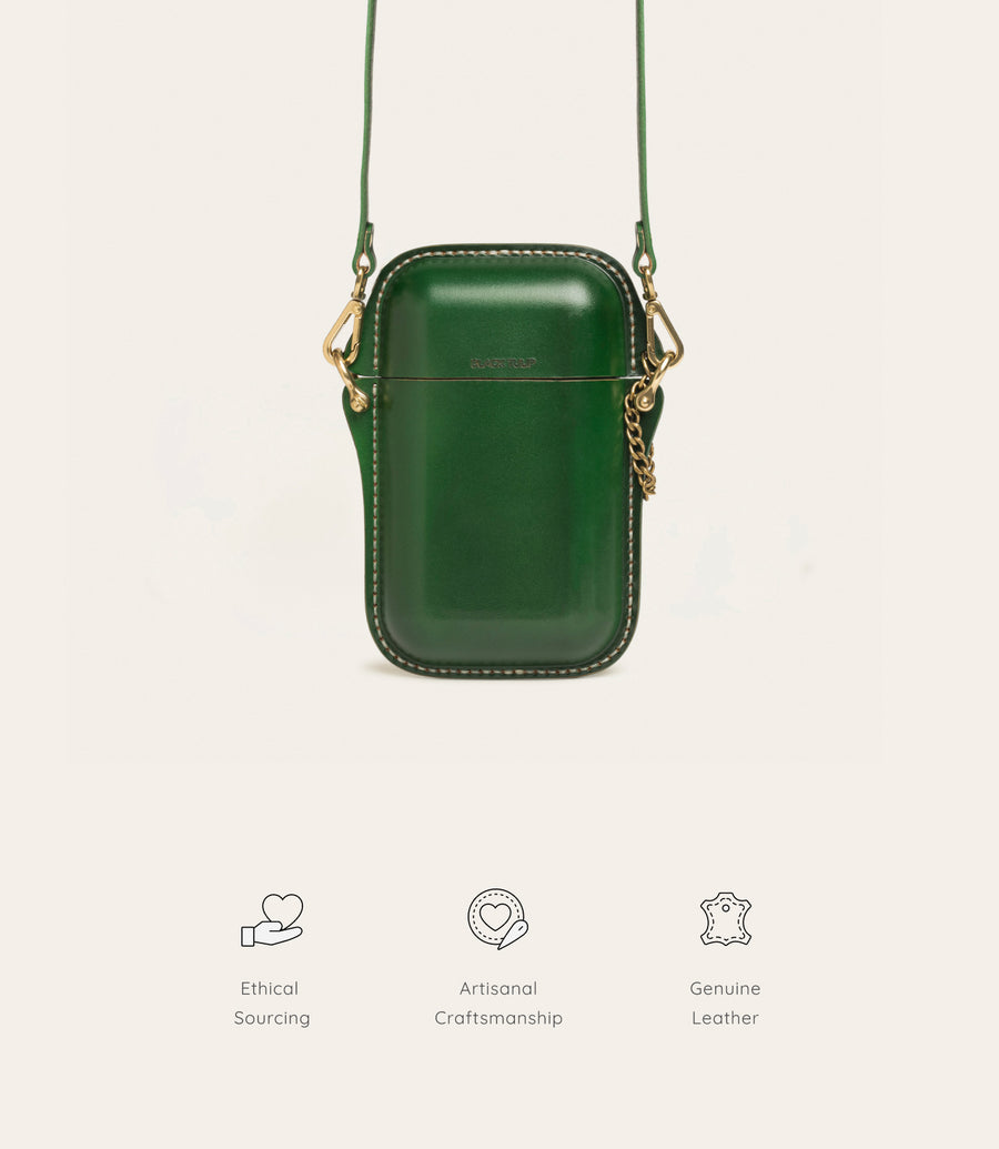 Juniper Phone Bag - Forest Green