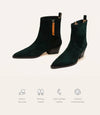 Zephyr Easy Western Boot - Forest Green