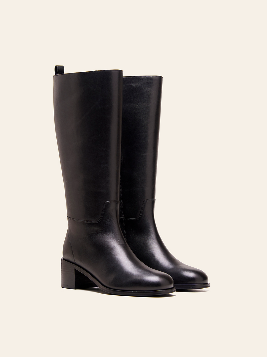 Maple Knee Boot - Black
