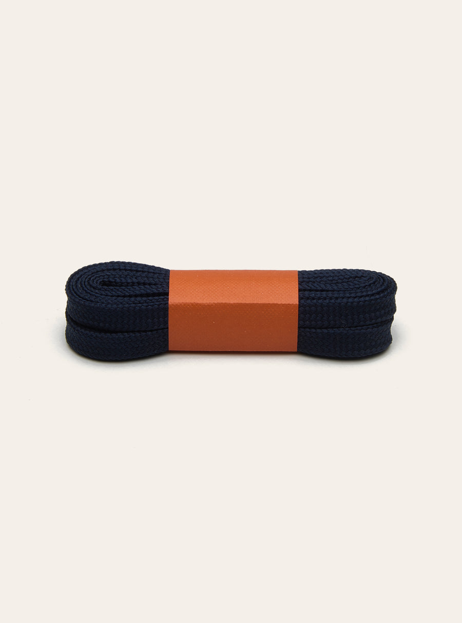 Flat Woven Laces 120cm - Navy