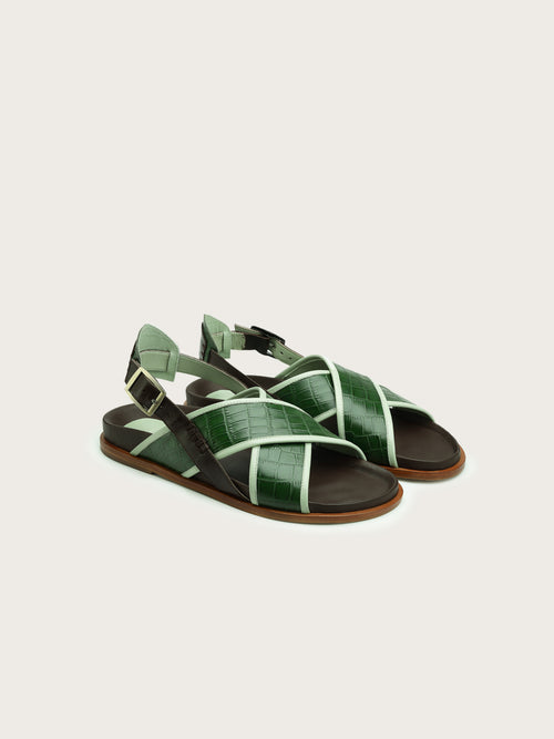 Olluco Crossover Sandal - Botanical Green