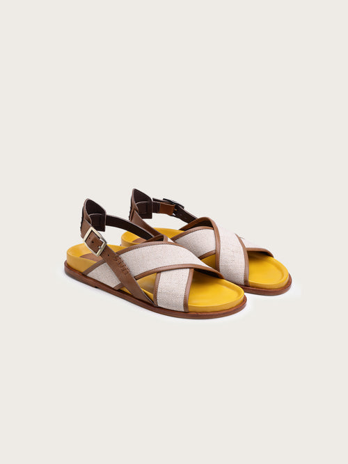 Olluco Crossover Sandal - Natural Tan