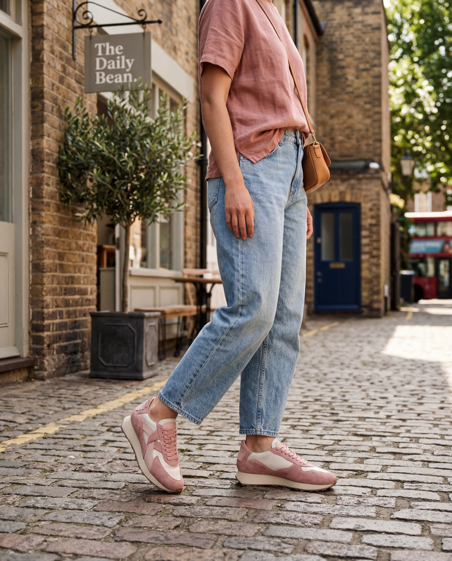 Arbi Sleek Sneaker - Blush Pink