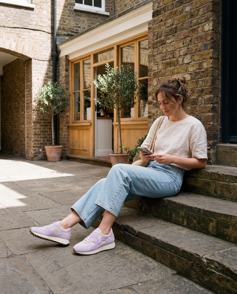 Arbi Sleek Sneaker - Lilac