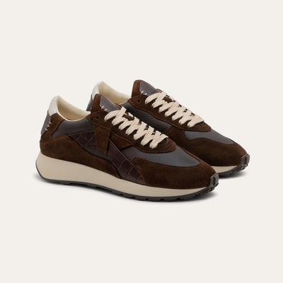 Arbi Sleek Sneaker - Chocolate