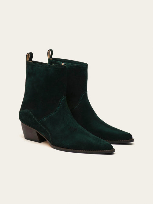 Zephyr Easy Western Boot - Forest Green